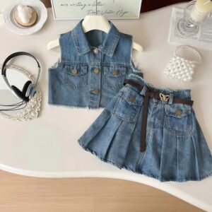 Ensemble jean avec ceinture