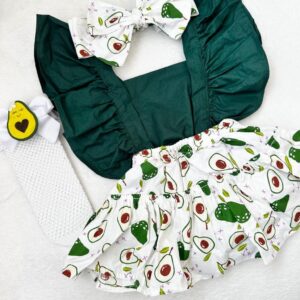 Robe bébé 3 pièces avocat 🥑