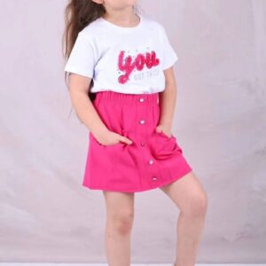 Ensemble fille YOU pink