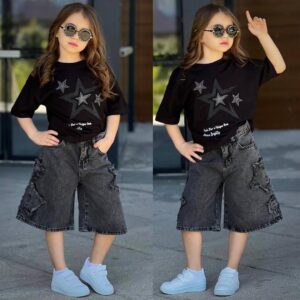 Ensemble jort stars black