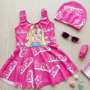 maillot barbie 2pcs pink
