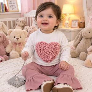 Ensemble pink heart 2piéces