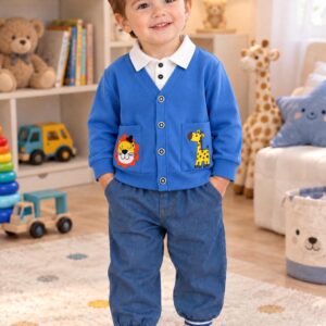 Ensemble safari bleu jean foncé
