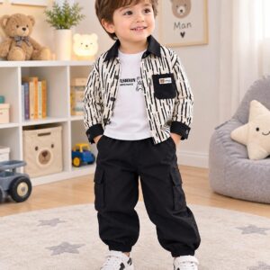 Ensemble 3 piéces boy black with bear