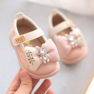 Ballerine papillon rose