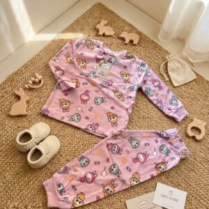 Pyjama labubu rose 2pcs
