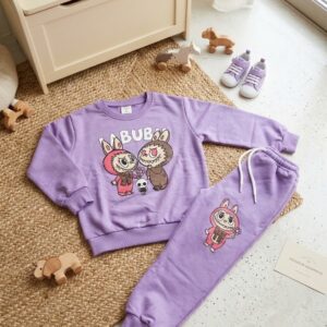 Jokking labubu mauve fille