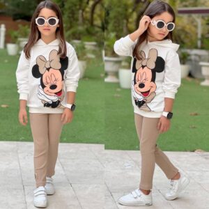 Ensemble minnie mouse beige 2 piéces